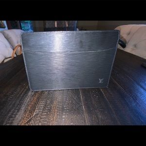 Louis Vuitton Black Epi Pochette Homme ON SALE!!